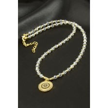 Marsilyan Nazar Zirkon Taşlı Kristal Kolye