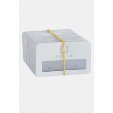 Marsilyan Pencere Plastik Küpe Kartı 100 Adet