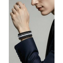 ALEV LAV TAŞI,HAVLİT,LABRADORİT ,GARNET  ONİKS  ERİL ENERJİ BİLEKLİK SETİ