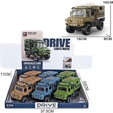 NessiWorld MG-D700-02 Sürtmeli Işıklı Müzikli Lüks Off-Road Karavan -Vardem Oyuncak