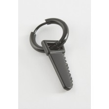 Hg.Aksesuar Testere Erkek Çelik Küpe