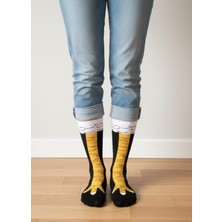 Carnaval Socks Tavuk Ayağı Desenli Unisex Soket Çorap (1 Çift) – Premium Kalite Eğlenceli Çorap