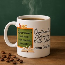 Bymiel Kişiye Özel Isimli Öğretmenler Günü Hediye Kupa
