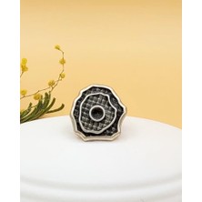 Nevoka Zama Antik Gümüş Kaplama Yüzük