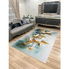 Home Yıkanabilir Kaymaz Taban Halı Mutfak Dekor Yolluk Koridor Halısı Salon Halısı Kelebeketkisigold