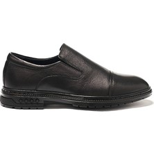 Ahmet Çağlar Mikro Klima 355 Erkek Hakiki Deri Comfort Nefes Alan Kışlık Ayakkabı Siyah