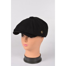 mercantoptan Çocuk Kışlık 8 Parca Hakiki Yün Model Peaky Blinders  Kasket Şapka