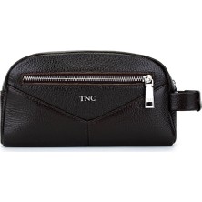 Tamer Tanca Erkek Hakiki Deri Kahverengi Traş Çantası 301 230210 Erk Cnt SK25-26 Kahve Fltr