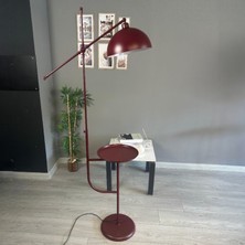 Bamyum Vişne Çürüğü Lambader Tepsili Makas Gövde Modern Dekoratif Metal Oturma Odası