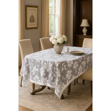 Devor Şık Desenli Lüks Masa Örtüsü – Leke Tutmaz, Yıkanabilir, Modern Salon Sofra Örtüsü