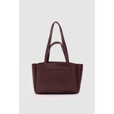 Shule Bags Marlove Deri Omuz Çantası Bordo