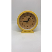 Lebron Dekoratif Renkli  Işıklı Masa Saati Sarı