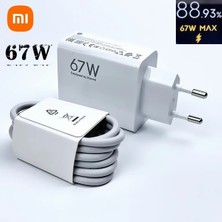 Day Redmi Xiaomi Mi Myd-12-Eh Mi 67W 6A Turbo Şarj Aleti Seti ve Type-C Kablo