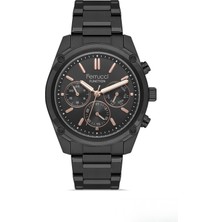 Ferrucci Siyah Çelik Kordon Erkek Kol Saati L03556M.05