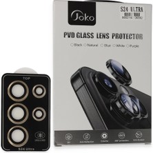 Samsung Galaxy S24 Ultra Pvd Metal Kamera Lens - Gold