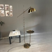 Bamyum Eskitme Renk Lambader U Tepsili Makas Gövde Modern Dekoratif Metal Oturma Odası Çalışma Odası