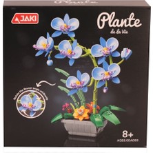 JK29011 Jaki Mavi Orkide Saksıda 581 Parça Block Oyuncak