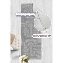 Pelura Halı Geometrik Desenli Dekoratif Kaymaz Taban Yıkanabilir Yolluk Antre Hol Halısı