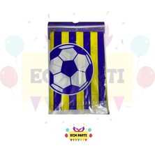 Zayna's Taraftar Seti Sarı ve Lacivert Renkli Masa Örtüsü - Doğum Günü Parti Seti Malzemeleri