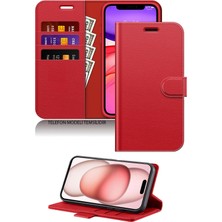 Nezih Case Apple iPhone 17 Uyumlu Standlı Cüzdanlı Kartlıklı Kapaklı Deri Kılıf