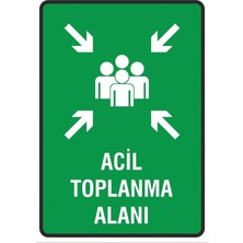 Acil Toplanma Alanı 24×34 cm