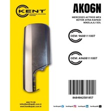  kent mercedes mp4 ayna kapağı krom sol
