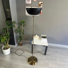 Bamyum Siyah Lambader Modern Dekoratif Metal Oturma Odası Çalışma Odası Zemin Lambası