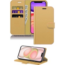 Nezih Case Apple iPhone 17 Uyumlu Standlı Cüzdanlı Kartlıklı Kapaklı Deri Kılıf