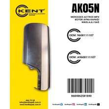  kent mercedes mp4 ayna kapağı krom sağ