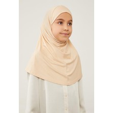 Lavender Pratik Çocuk Eşarp Bej CPX0305