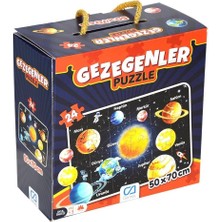 5026 Ca Games, Gezegenler / 24 Parça Puzzle / +3 Yaş