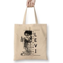 Toyaso Captain Levi Attack On Titan Shingeki No Kyojin Beyaz Bez Çanta