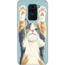 Senada Xiaomi Redmi Note 9 Kılıf Desenli Baskılı Tpu Rubber Kapak Eller Yukarı