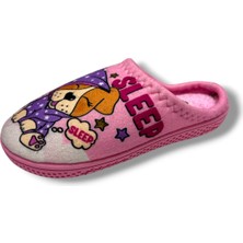 Gezer 16671-26 Köpek Desenli Termal Kız Çocuk  Ev Terlik 31-35