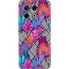 Senada Tecno Spark 30 Pro Kılıf Desenli Baskılı Tpu Rubber Kapak Botanik