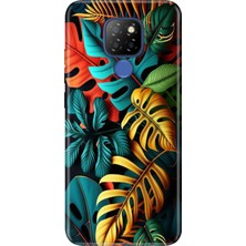 General Mobile Gm 20 Kılıf Desenli Baskılı Tpu Rubber Kapak Renkli Orman