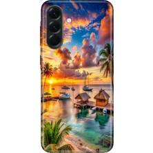Senada Samsung Galaxy A56 Kılıf Desenli Baskılı Tpu Rubber Kapak Beach Summer