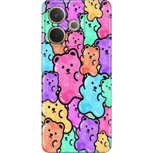 Senada Oppo A5 Pro Kılıf Desenli Baskılı Tpu Rubber Kapak Bears