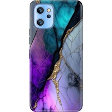 Senada Reeder S19 Max Pro Kılıf Desenli Baskılı Tpu Rubber Kapak Altın Tozu