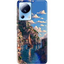 Senada Xiaomi Mi 13 Lite Kılıf Desenli Baskılı Tpu Rubber Kapak Amalfi