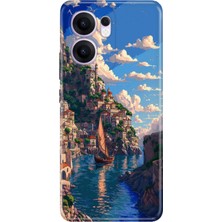 Senada Oppo Reno 13F Kılıf Desenli Baskılı Tpu Rubber Kapak Amalfi