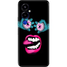 Senada Tecno Pova 4 Pro Kılıf Desenli Baskılı Tpu Rubber Kapak Angry