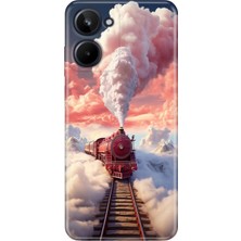 Realme 10 4g Kılıf Desenli Baskılı Tpu Rubber Kapak Tren