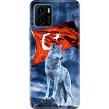 Adasena Vivo Y15S Kılıf Desenli Baskılı Tpu Rubber Kapak Türk Tc