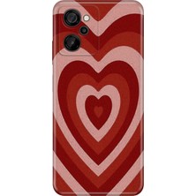 Casper Via M40 - M45 Kılıf Desenli Baskılı Tpu Rubber Kapak Mat Kalp