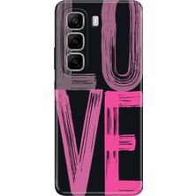 Adasena Infinix Hot 50 Pro 4g Kılıf Desenli Baskılı Tpu Rubber Kapak Love2