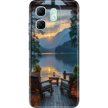 Infinix Hot 50I - Smart 9 Kılıf Desenli Baskılı Tpu Rubber Kapak Tamamen Huzur