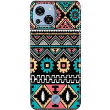 Senada Reeder S23 Pro Max Kılıf Desenli Baskılı Tpu Rubber Kapak Etnik