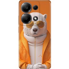 Xiaomi Redmi Note 13 Pro 4g Kılıf Desenli Baskılı Tpu Rubber Kapak Stil Bear