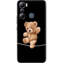Adasena Infinix Hot 20I Kılıf Desenli Baskılı Tpu Rubber Kapak Teddybear Cambaz